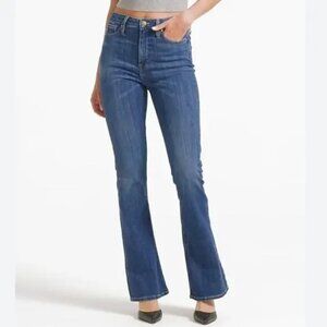 J. Crew Skinny Flare Jeans Size 26 Wakeman Wash Stretch Denim BT481